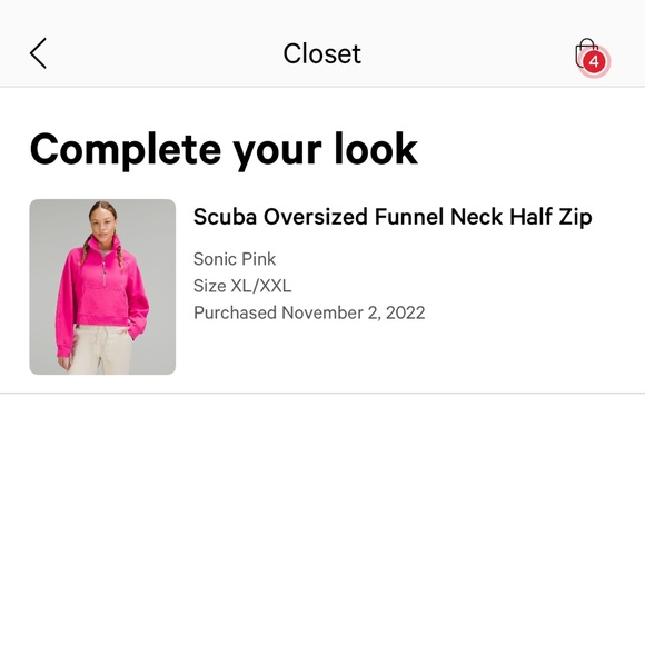 Lululemon Scuba Funnel Neck - Picture 3 of 3